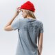 dámske tričko CHAMPION TRIČKO CREWNECK TRIČKO 114714em006 farba sivá