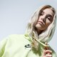 dámska mikina NIKE MIKINA S KAPUCŇOU W NSW AIR HOODIE FLC BB cj3082-367 farba zelená