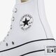 dámske tenisky (obuv) CONVERSE CHUCK TAYLOR ALL STAR LIFT 561676c farba biela