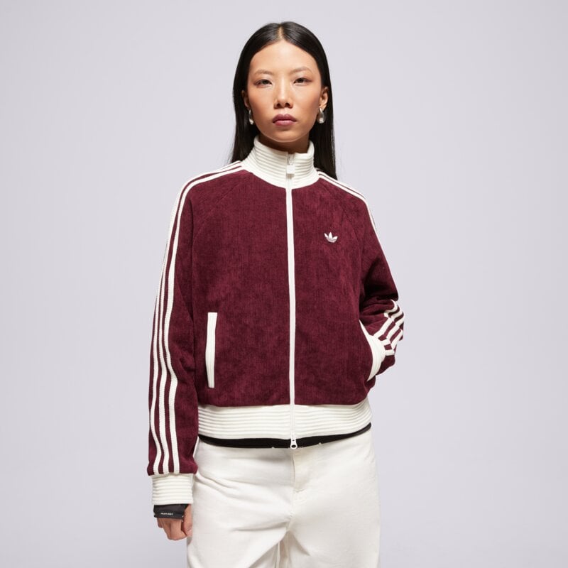 ADIDAS MIKINA VELOUR KNIT TRACK TOP