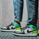 detské tenisky (obuv) AIR JORDAN 1 MID  554725-175 farba viacfarebná