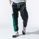 pánske nohavice NEW ERA NOHAVICE  COLOUR TRACK PANT BLKGRN NEW ERA BLKTRPWHI 12123955 farba čierna