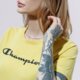 dámske tričko CHAMPION TRIČKO CREWNECK TRIČKO 113223ys087 farba žltá