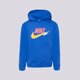 detská mikina NIKE MIKINA S KAPUCŇOU B NSW SI FLC PO HOODIE fd1197-480 farba modrá