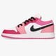 detské tenisky (obuv) AIR JORDAN 1 LOW  553560-162 farba ružová