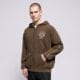 pánska mikina PROSTO MIKINA ZIP HOODIE ATHLETIC WASHED BROWN kl252mswe2071 farba hnedá