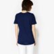 dámske tričko NIKE TRIČKO SS NSW ESSNTL TEE HBR 829747429 farba tmavomodrá