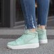 dámske tenisky (obuv) NIKE W AF1 FLYKNIT 818018301 farba zelená
