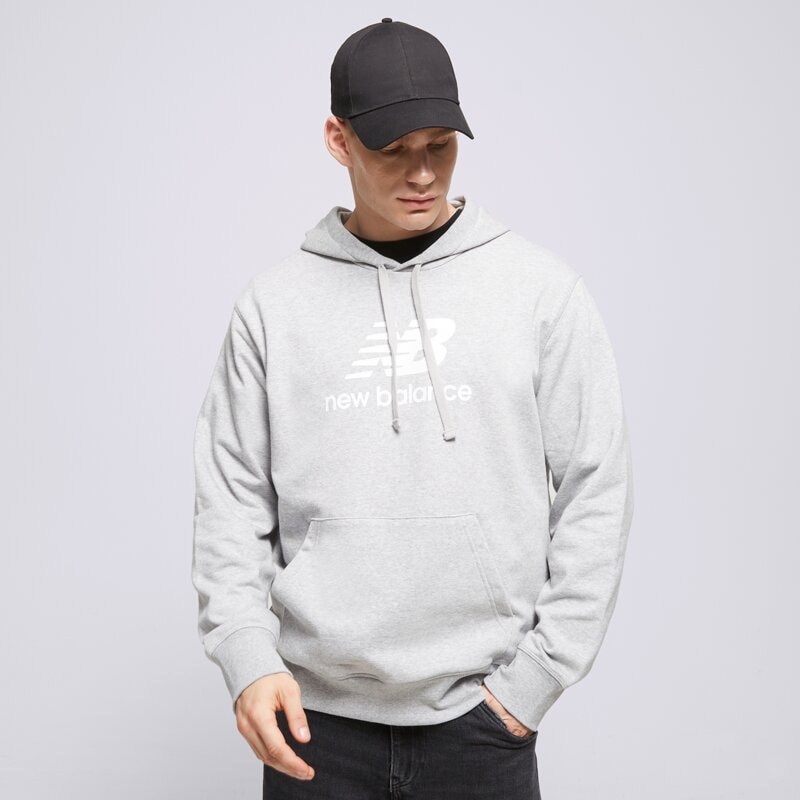 NEW BALANCE MIKINA S KAPUCŇOU ESSENTIALS STACKED