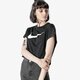 dámske top NIKE TOP W NSW SWSH TOP CROP SS SPORTSWEAR ar3064-010 farba čierna
