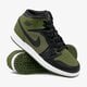 detské tenisky (obuv) AIR JORDAN 1 MID BG 554725-301 farba zelená