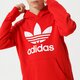 detská mikina ADIDAS MIKINA S KAPUCŇOU TREFOIL HOODIE BOY hd2020 farba červená