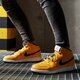 detské tenisky (obuv) AIR JORDAN 1 MID (GS) 554725-700 farba žltá