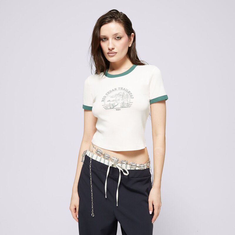 LEVI'S TRIČKO GRAPHIC MINI RINGER NEUTRALS