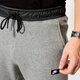 pánske nohavice NIKE NOHAVICE  M NSW MODERN JOGGER FLC 835862091 farba sivá
