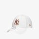 dámska šiltovka NEW ERA ČIAPKA WMNS METALLIC 940 NYY WHT NEW YORK YANKEES WH 60141900 farba biela