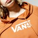 dámska mikina VANS MIKINA S KAPUCŇOU WM FLYING V FT BOXY HOODIE ADOBE vn0a4bg3vwq1 farba hnedá
