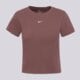 dámske tričko NIKE TRIČKO RIB TGHT SS TEE W NSW hv4994-502 farba hnedá