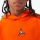 detská mikina JORDAN MIKINA S KAPUCŇOU JDG JUMPMAN CREW GIRL 45a858-n1y farba oranžová
