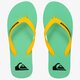 pánske šľapky QUIKSILVER MOLOKAI  aqyl100601xkgw farba zelená