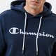 pánska mikina CHAMPION MIKINA S KAPUCŇOU HOODED SWEATSHIRT 214138bs501 farba tmavomodrá
