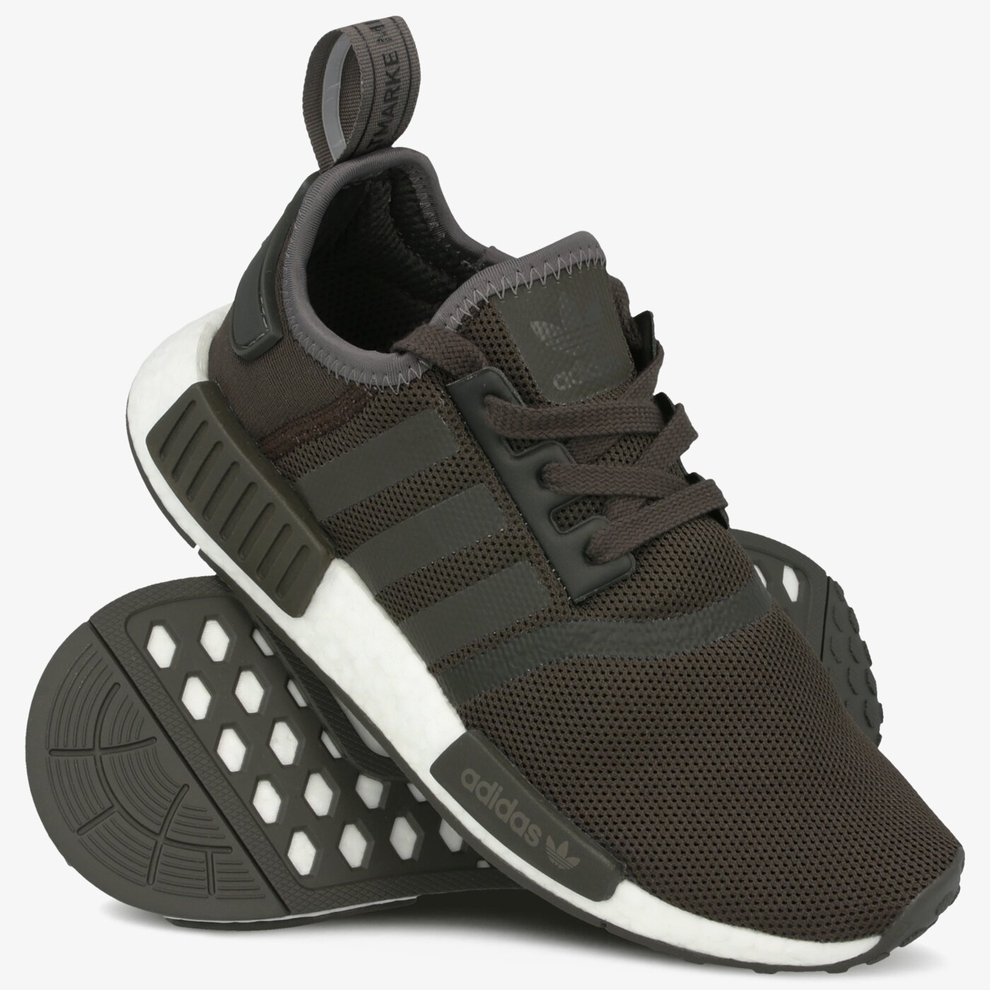adidas gazelle silver green womens Men's adidas NMD_R1 Shoes Trace Grey GX9534 main image 1