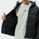 pánska zimná bunda ADIDAS BUNDA PAD HOODED PUFF h13555 farba čierna
