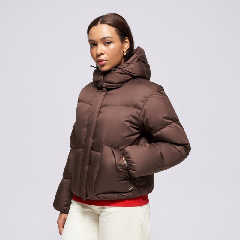 LEVI'S BUNDA PÁPEROVÁ WESTERN BUBBLE SHORTIE BROWNS