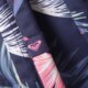 dámsky ruksak ROXY RUKSAK SUGAR BABY GRANATOWY RUŽOVÝ erjbp03063pss6 farba tmavomodrá