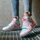 detské tenisky (obuv) AIR JORDAN 1 MID 555112-102 farba biela