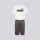 detské nohavice PUMA TRIČKO/SHORTS TS SET 67167002 farba biela