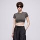 dámske tričko ADIDAS TRIČKO RIB SS TOP jd0041 farba sivá