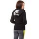dámska mikina NIKE MIKINA RU NTF FZ HOODY 644138010 farba čierna