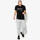 pánske nohavice NEW ERA NOHAVICE  NE BRANDED JOGGER NE LGH NONE 11604088 farba sivá