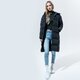 dámska zimná bunda PUMA BUNDA ZIMNÁ LONG OVERSIZED DOWN COAT 58222301 farba čierna