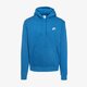 pánska mikina NIKE MIKINA S KAPUCŇOU NIKE SPORTSWEAR CLUB FLEECE bv2654-407 farba modrá