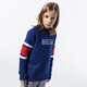 detská mikina NIKE MIKINA B NK AIR LS CREW bv3591-492 farba tmavomodrá