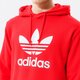 pánska mikina ADIDAS MIKINA S KAPUCŇOU TREFOIL HOODY he9500 farba červená