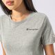 dámske tričko CHAMPION TRIČKO CREWNECK TRIČKO 114912em006 farba sivá