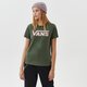 dámske tričko VANS TRIČKO FLYING V CREW TEE vn0a3up47wj1 farba zelená