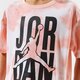 detské tričko JORDAN TRIČKO JORDAN GIRL TIE DYE BOXY TEE GIRL 45a764-n0q farba oranžová