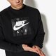 pánska mikina NIKE MIKINA M NSW CREW AIR FLC 886050-010 farba čierna
