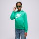 detská mikina NIKE MIKINA S KAPUCŇOU K NSW CLUB BOY fd2988-324 farba zelená