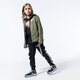detská mikina NIKE MIKINA S KAPUCŇOU B NSW HOODIE FZ WINTERIZED bv4506-222 farba zelená