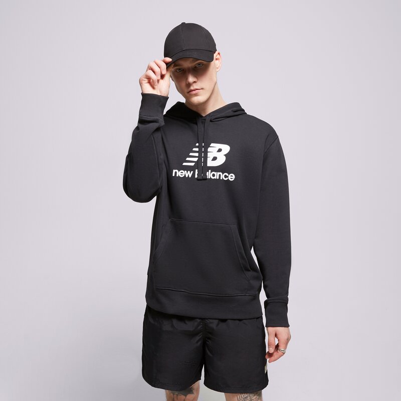 NEW BALANCE MIKINA S KAPUCŇOU ESSENTIALS STACKED