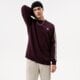 pánska mikina ADIDAS MIKINA 3-STRIPES CREW hk7291 farba bordová