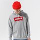 pánska mikina LEVI'S MIKINA S KAPUCŇOU T2 STD GRAPHIC HOODIE 384240000 farba sivá