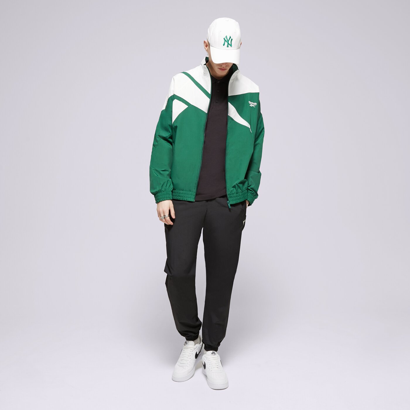 REEBOK MIKINA CL F FR TRACKTOP 100075946 | farba ZELENÁ | Módne Mikiny ...