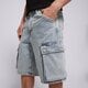 pánske šortky LEVI'S ŠORTKY  478 BAGGY CARGO SHORTS LIGHT INDIGO - WORN IN 001gu-0004 farba modrá