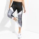 dámske nohavice UNDER ARMOUR LEGGINGS HG COLR BLCKD PRT AKLE CP 1307553-002 farba čierna